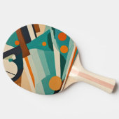 Raquette De Ping Pong Vinyl-munny, sculpture encadrée, transspa superpos (Côté)