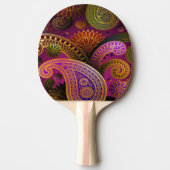 Raquette De Ping Pong Violet Paisley (Devant)