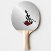 Raquette De Ping Pong Violon et argent Rose (Devant)