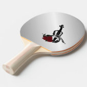 Raquette De Ping Pong Violon et argent Rose (Devant Angle)