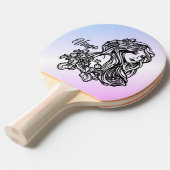 Raquette De Ping Pong Virgo La Vierge Zodiac Purple (Devant Angle)