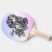 Raquette De Ping Pong Virgo La Vierge Zodiac Purple (Côté)