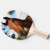 Raquette De Ping Pong Visage Brown du cheval, (Côté)