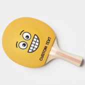 Raquette De Ping Pong Visage de broyage avec yeux ouverts (Côté)