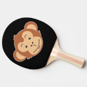 Raquette De Ping Pong Visage de singe (Côté)