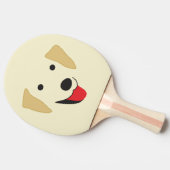 Raquette De Ping Pong Visage du laboratoire jaune (Côté)