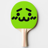 Raquette De Ping Pong Visage Mignon Gauche Vert (Dos)