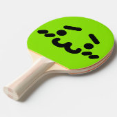 Raquette De Ping Pong Visage Mignon Gauche Vert (Devant Angle)
