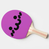 Raquette De Ping Pong Visage Mignon Violet (Côté)