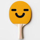 Raquette De Ping Pong Visage Satisfait Orange (Dos)