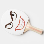 RAQUETTE DE PING PONG VISAGE SINISTRE (Côté)