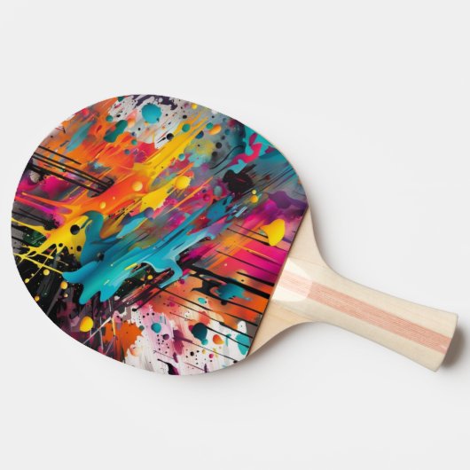 Raquette De Ping Pong Vivid Chaos Splash Graffiti (Côté)