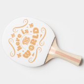 Raquette De Ping Pong Voici le monde (Côté)