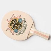 Raquette De Ping Pong Voir le bon dans toutes les choses Hippie Graphic (Côté)