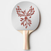 Raquette De Ping Pong Vol d'un argent de Phoenix (Devant)