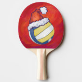 Raquette De Ping Pong Volley-ball avec Casquette de Noël (Dos)