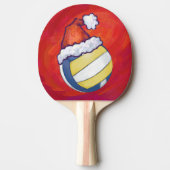 Raquette De Ping Pong Volley-ball avec Casquette de Noël (Devant)