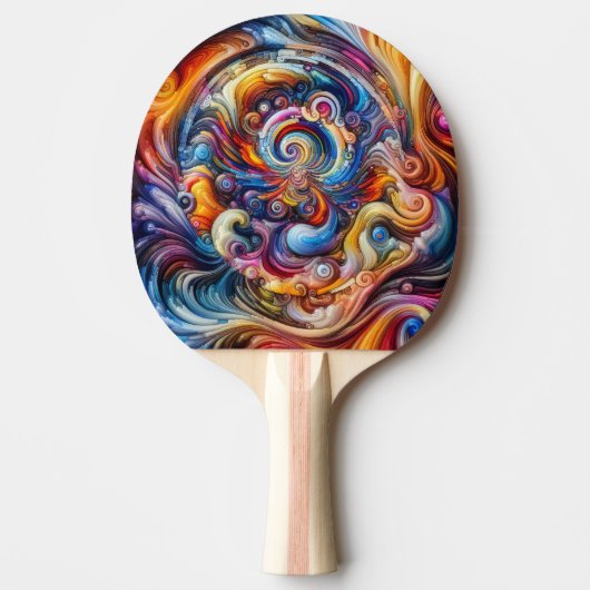 Raquette De Ping Pong Vortex couleur dynamique (Devant)