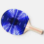 Raquette De Ping Pong Vortex Graphique Moderne, Bleu - (Côté)
