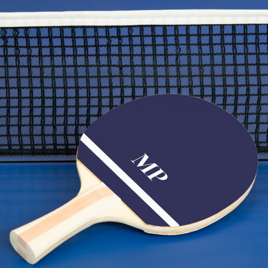 Raquette De Ping Pong Vos Initiales, Modèle personnalisable, (Insitu)