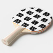 Raquette De Ping Pong Votre logo d'entreprise ici simple (Devant Angle)