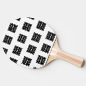 Raquette De Ping Pong Votre logo d'entreprise ici simple (Côté)