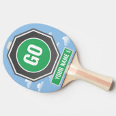 RAQUETTE DE PING PONG VOTRE NOM LANE GO SIGNE (Côté)