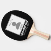 Raquette De Ping Pong Votre photo ici Nom et âge (Côté)