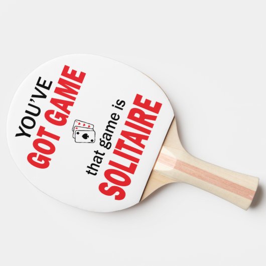 Raquette De Ping Pong Vous avez un jeu (Côté)