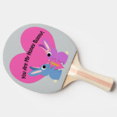Raquette De Ping Pong Vous êtes mon lapin de miel ! (Côté)