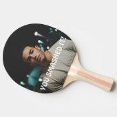 Raquette De Ping Pong Vous L'Avez Baissé Félicitations Personnalisées (Côté)