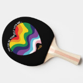 Raquette De Ping Pong Vous Pouvez Être Vous-Même Avec Moi, LGBT Transgen (Côté)