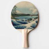 Raquette De Ping Pong Vue de mer de point de Satta (Dos)