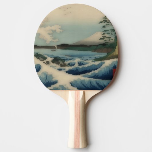 Raquette De Ping Pong Vue de mer de point de Satta (Devant)