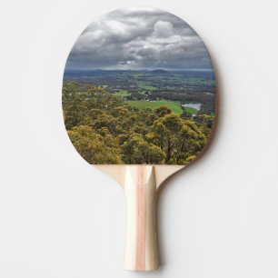 Raquette De Ping Pong Vue depuis la pagaie de ping-pong du mont Buninyon