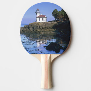 Raquette De Ping Pong WA, île San Juan, phare de Lime Kiln