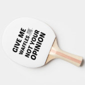 RAQUETTE DE PING PONG WAFFLES PAS VOTRE AVIS (Côté)