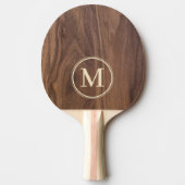 Raquette De Ping Pong Walnut Wood Monogram (Devant)