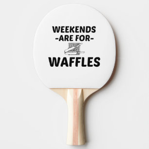 RAQUETTE DE PING PONG WEEK-END WAFFLE