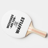 RAQUETTE DE PING PONG WEEK-END WAFFLE (Côté)