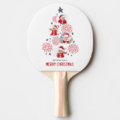 Raquette De Ping Pong #WeWishYouAMerryChristmasPingPongPaddle (Devant)