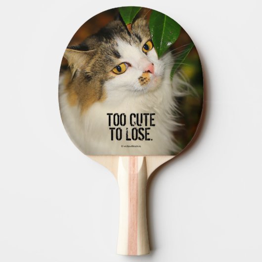 Raquette De Ping Pong Whimsical Le Chat et la Camellia (Dos)