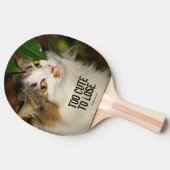 Raquette De Ping Pong Whimsical Le Chat et la Camellia (Côté)