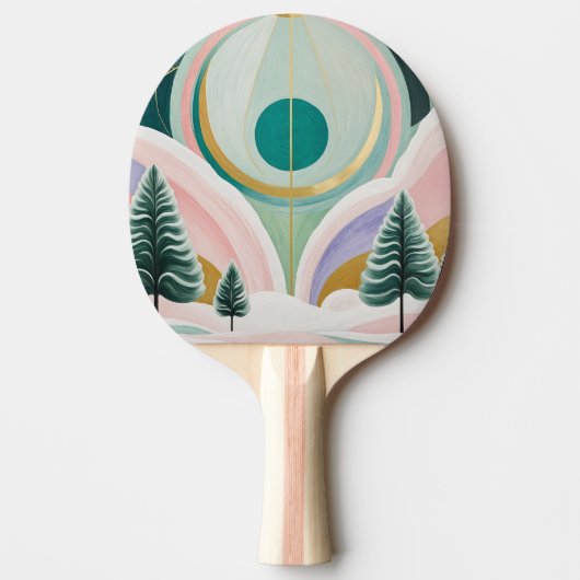 Raquette De Ping Pong Whimsical Winter Dreamscape (Devant)