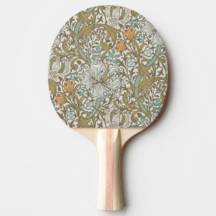 Raquette De Ping Pong William Morris Lys Bleu Or Classique