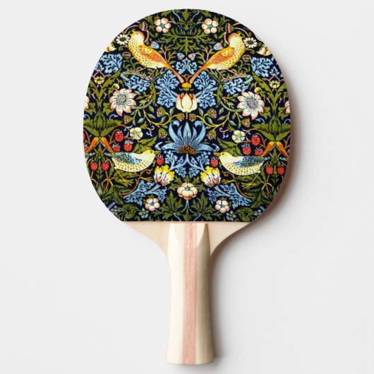 Raquette De Ping Pong William Morris, Strawberry Thief,  (Devant)