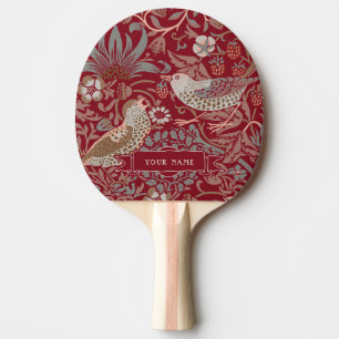 Raquette De Ping Pong William Morris Strawberry Thief Ping Pong Paddle