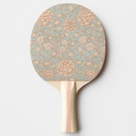 Raquette De Ping Pong William Morris Wild Tulip Fleur Design Floral (Devant)