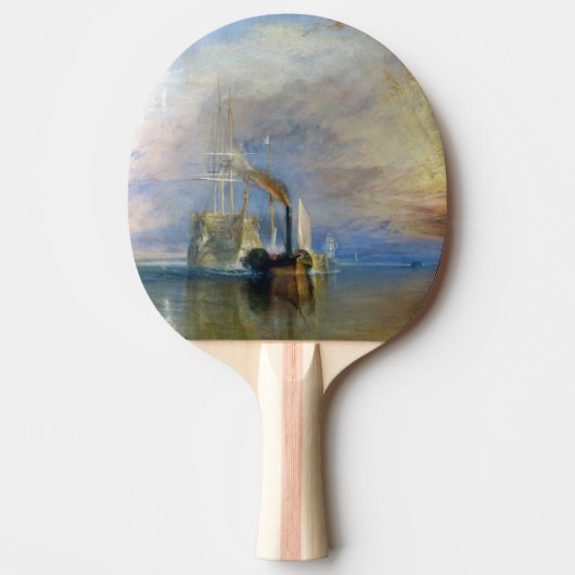 Raquette De Ping Pong William Turner - Le Temeraire de combat (Devant)