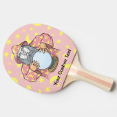 Raquette De Ping Pong Wizard with your face (Côté)